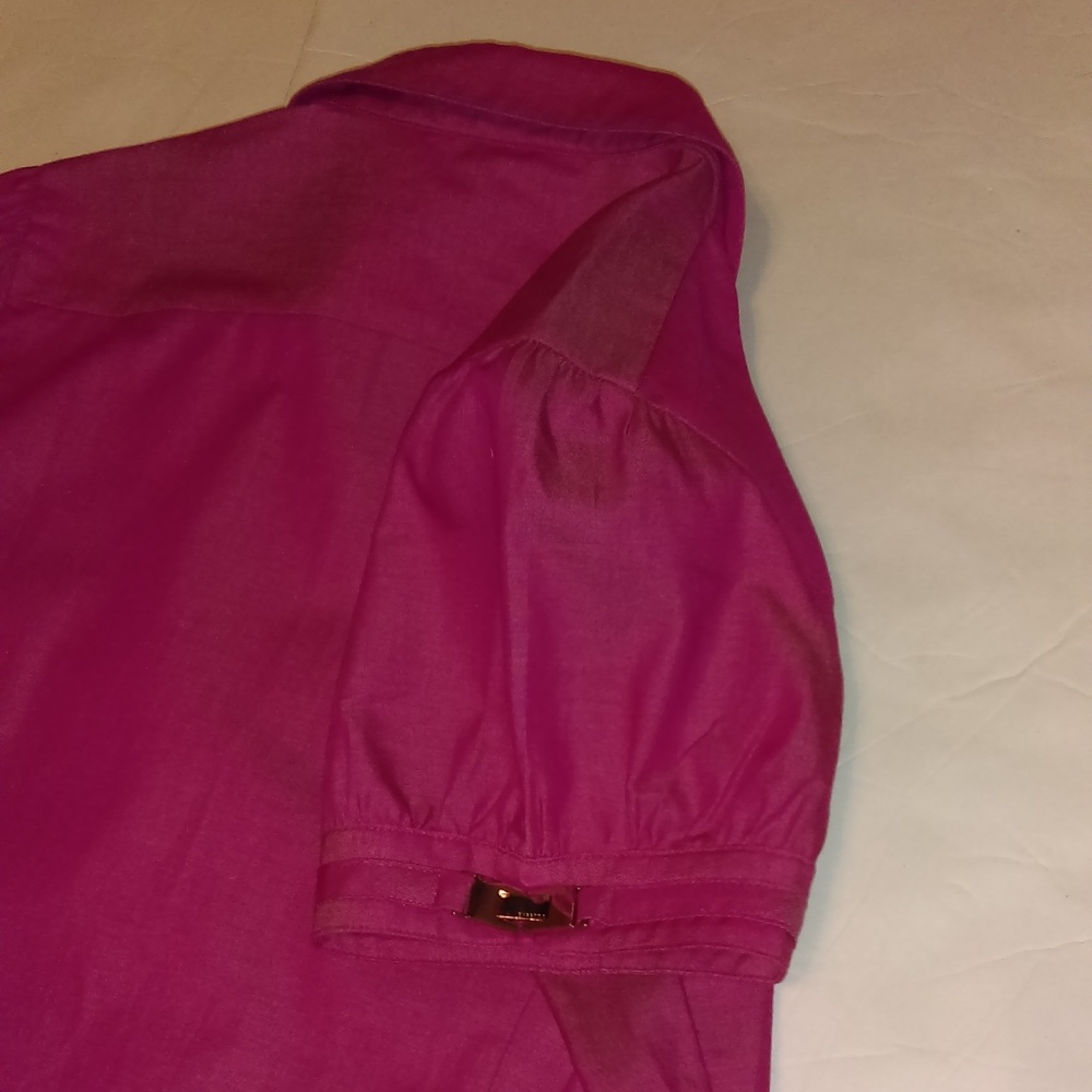 Express pink short sleeve blouse sz sp NEW! - Picture 4 of 8